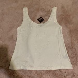 NWT EASTNWEST LABEL Tank Top White Size L